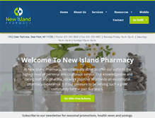 Tablet Screenshot of newislandpharmacy.com